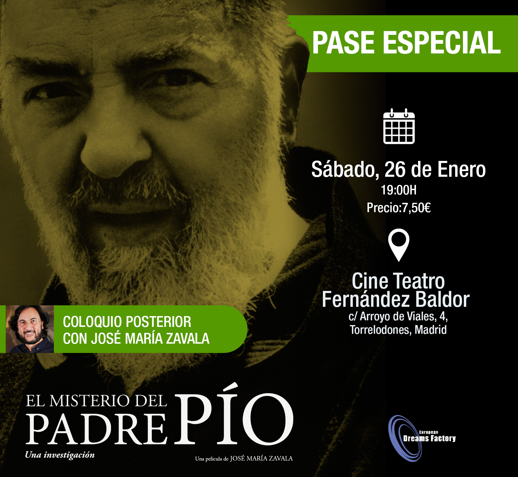 ElPadrePio PaseEspecial Teatro2601